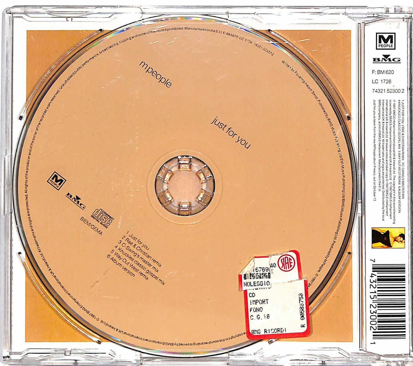 EBOND M People - Just For You CD CD034341