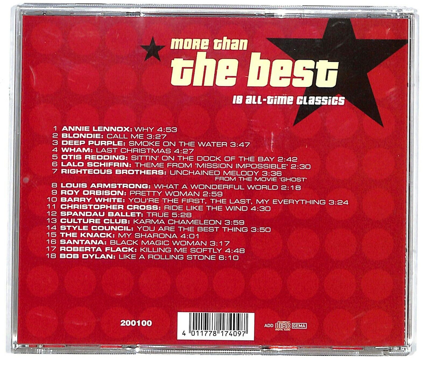 EBOND Various - More Than The Best - 18 All-time Classics CD CD033253