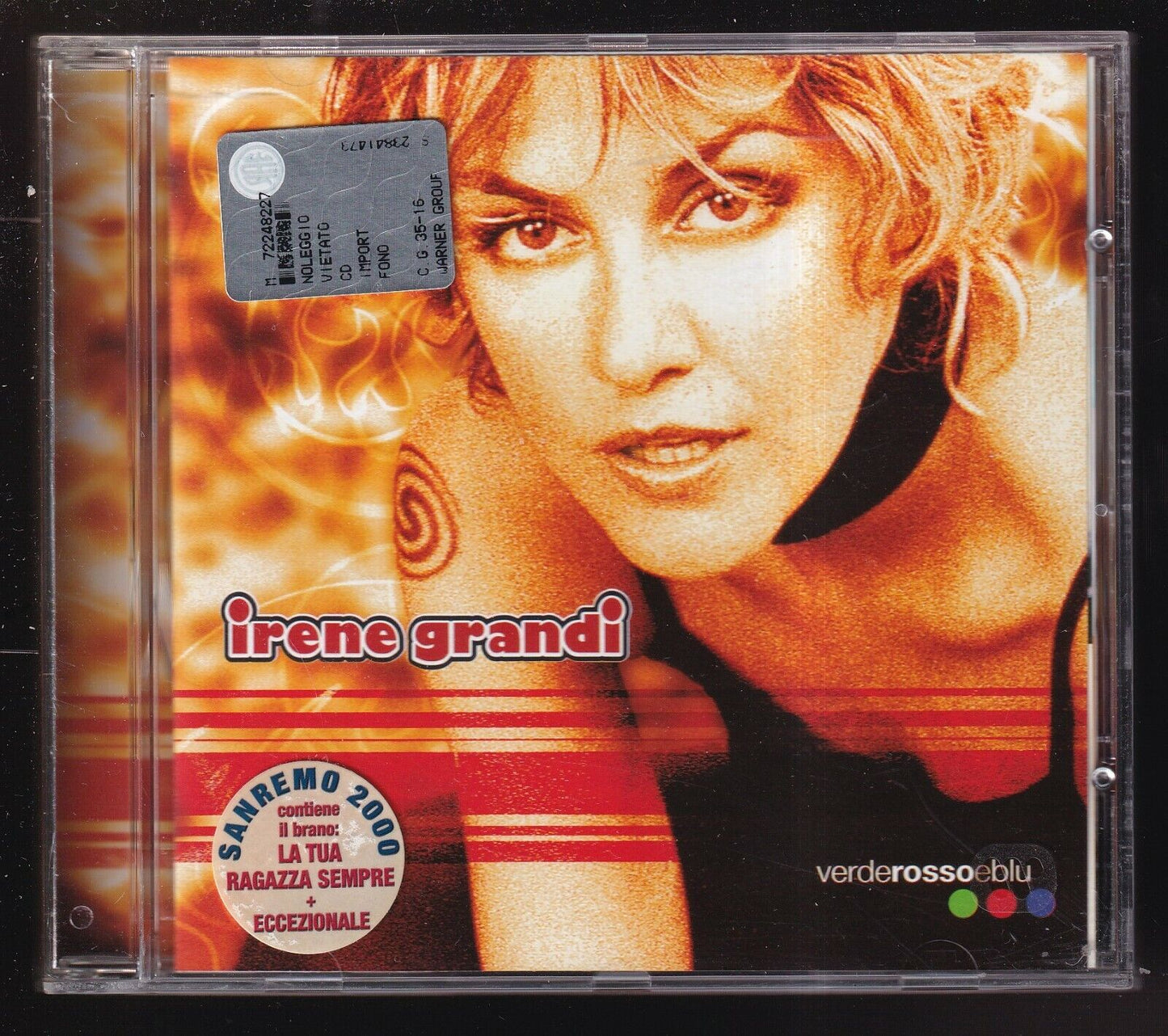 EBOND Irene Grandi - Verde Rosso E Blu CD CD029012