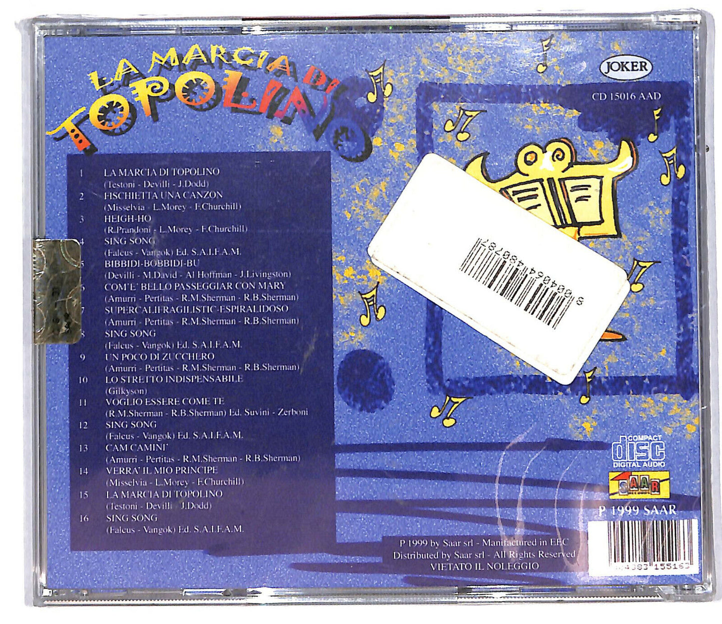 EBOND La Marcia Di Topolino CD CD034128