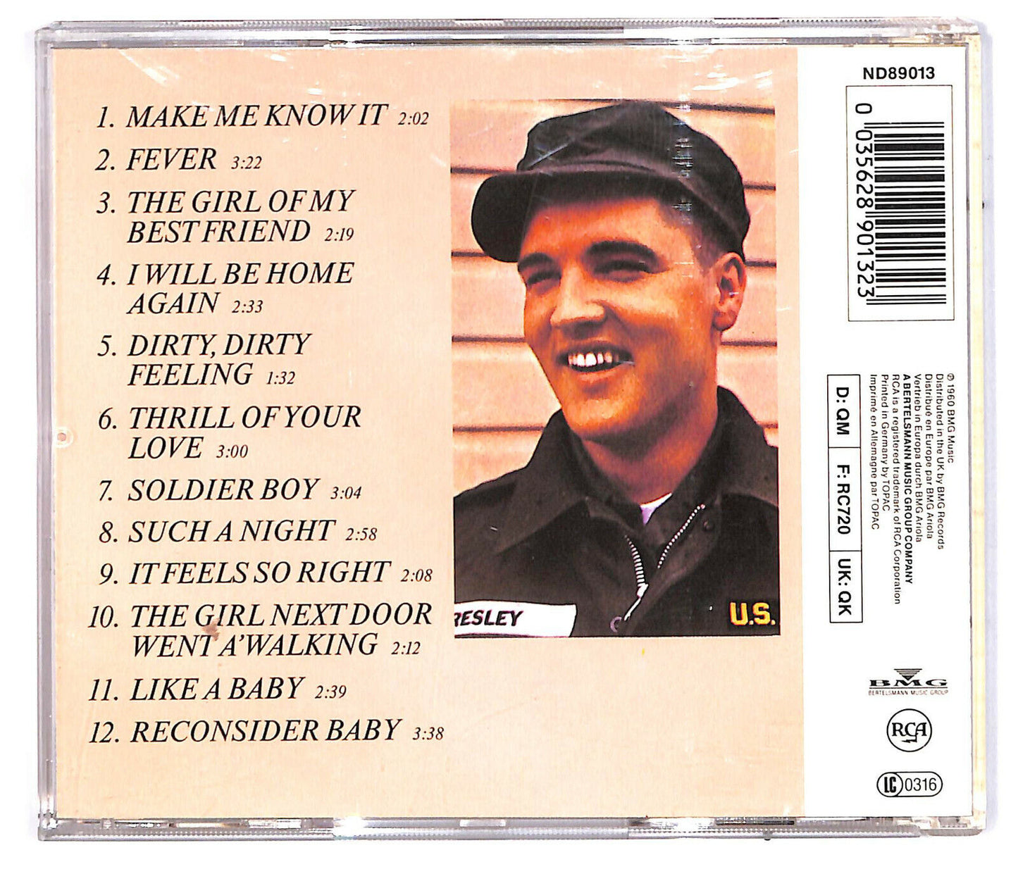 EBOND Elvis Presley - Elvis Is Back CD CD031634