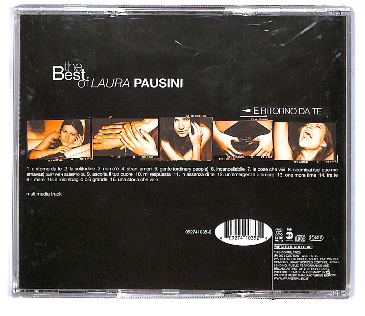 EBOND Laura Pausini - The Best Of Laura Pausini - E Ritorno Da Te CD CD031243