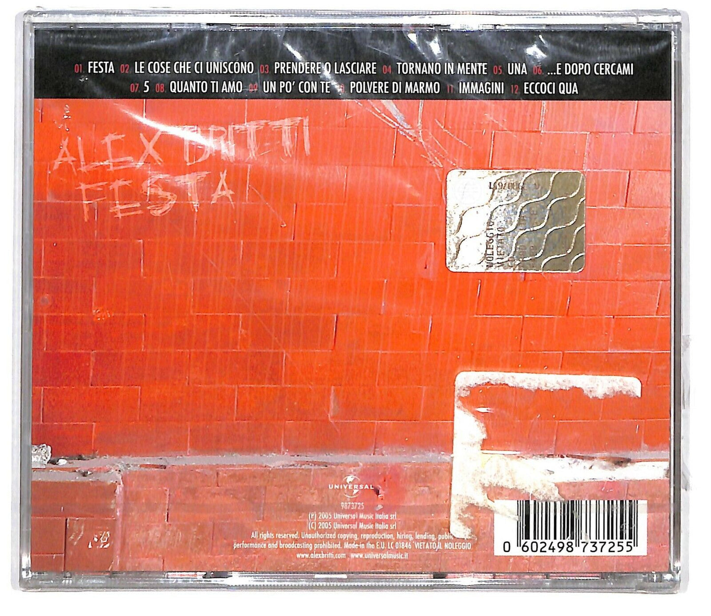 EBOND Alex Britti ‎- Festa CD CD033914