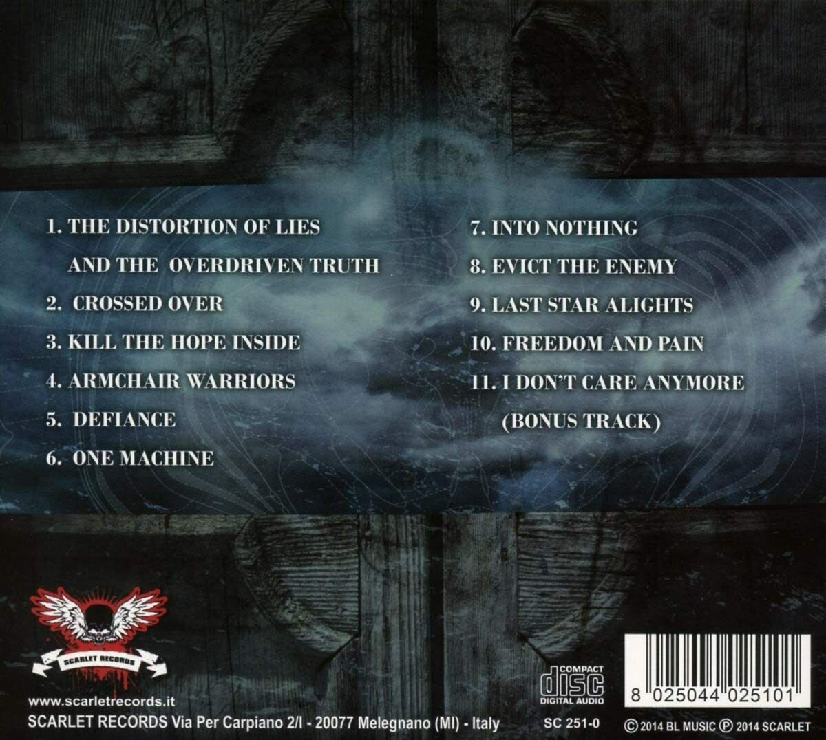 EBOND One Machine ‎- The Distortion Of Lies And The Overdriven Truth5002 CD CDS001042