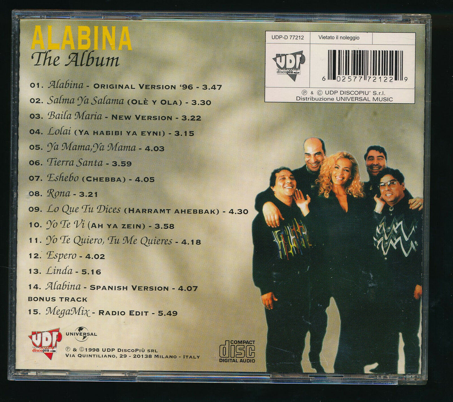 EBOND Alabina - The Album CD CD029907