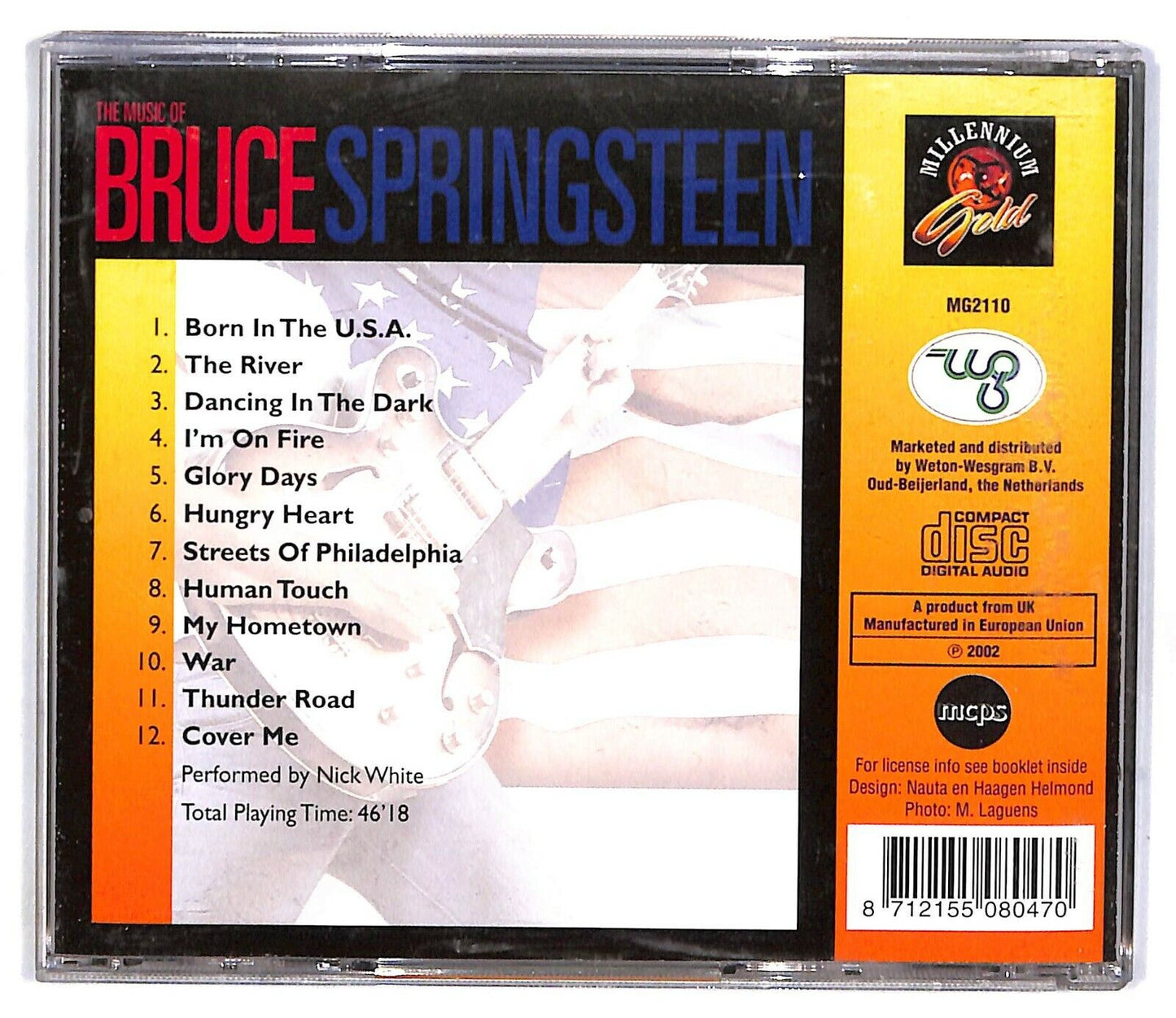 EBOND Nick White - The Music Of Bruce Springsteen CD CD032608
