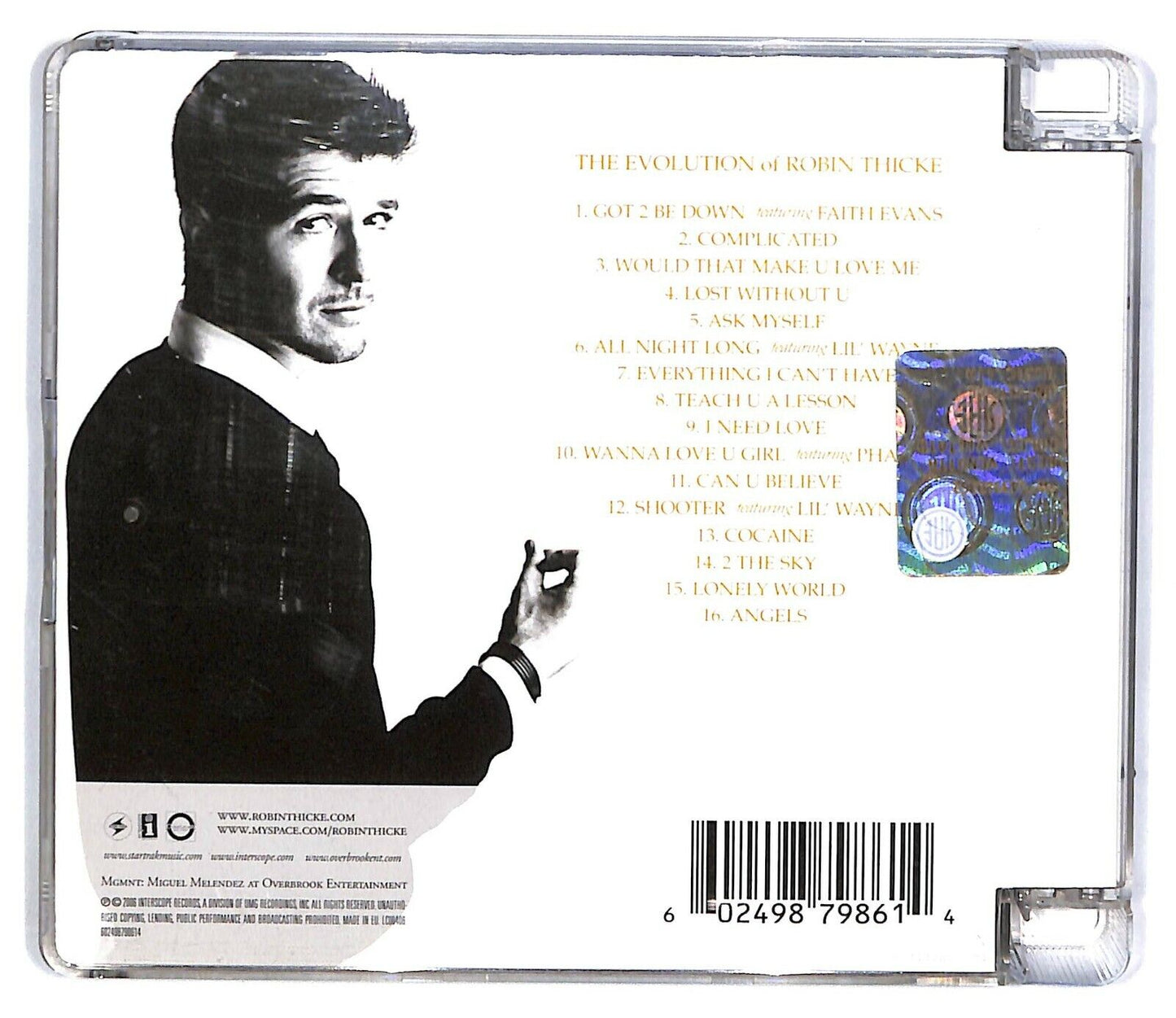 EBOND Robin Thicke - The Evolution Of Robin Thicke CD CD031758