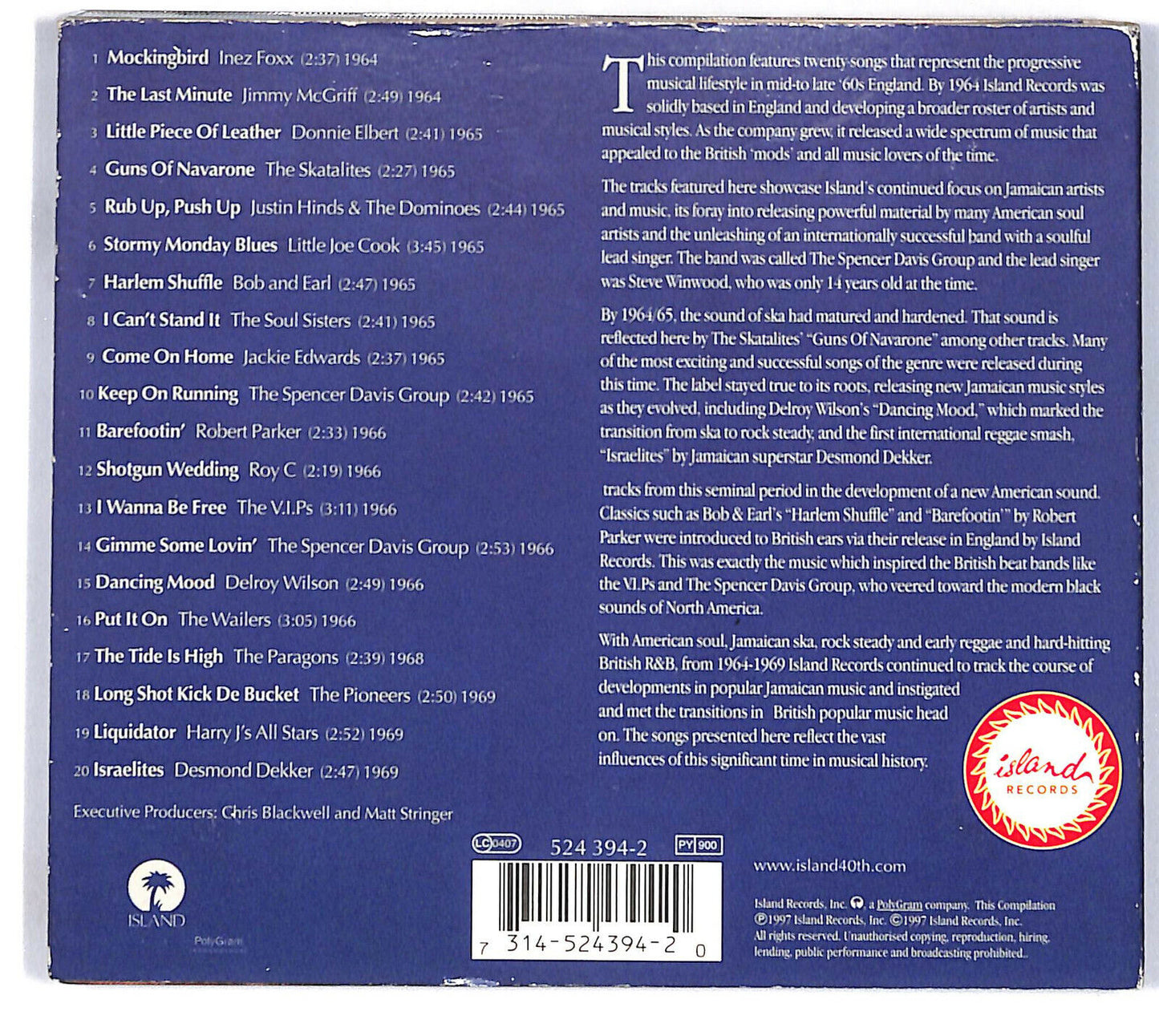 EBOND Various - Volume 2 1964-1969 Rhythm & Blues Beat CD CD032904