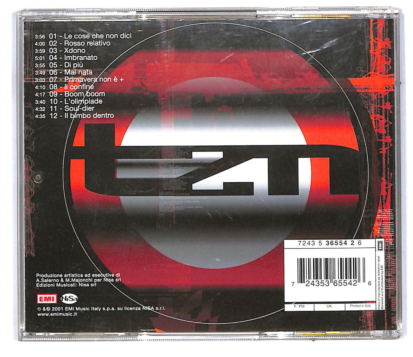 EBOND Tiziano Ferro - Rosso Relativo CD CD032001