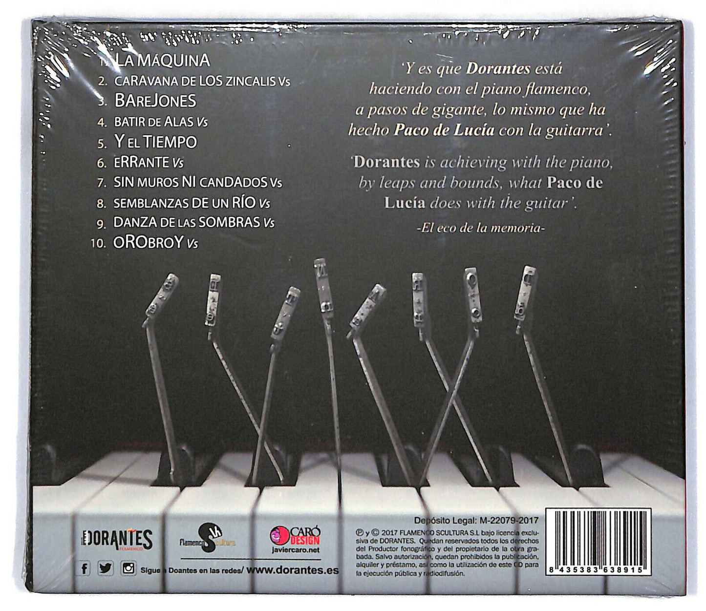 EBOND Dorantes - El Tiempo Por Testigo... A Sevilla CD CD032721
