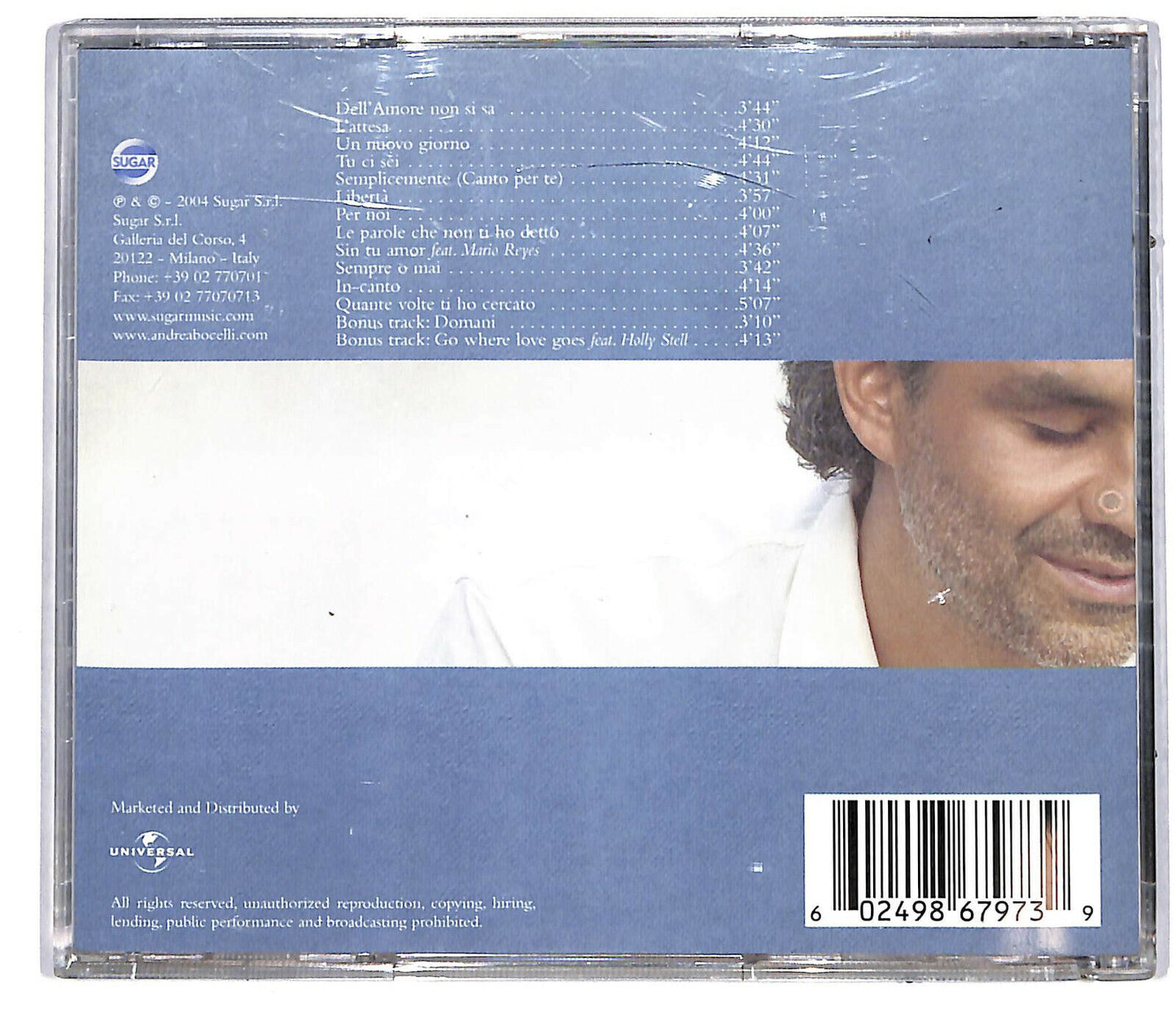 EBOND Andrea Bocelli - Andrea CD CD034425