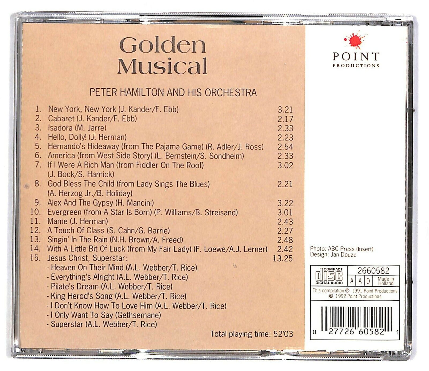 EBOND Peter Hamilton - Golden Musical CD CD032443