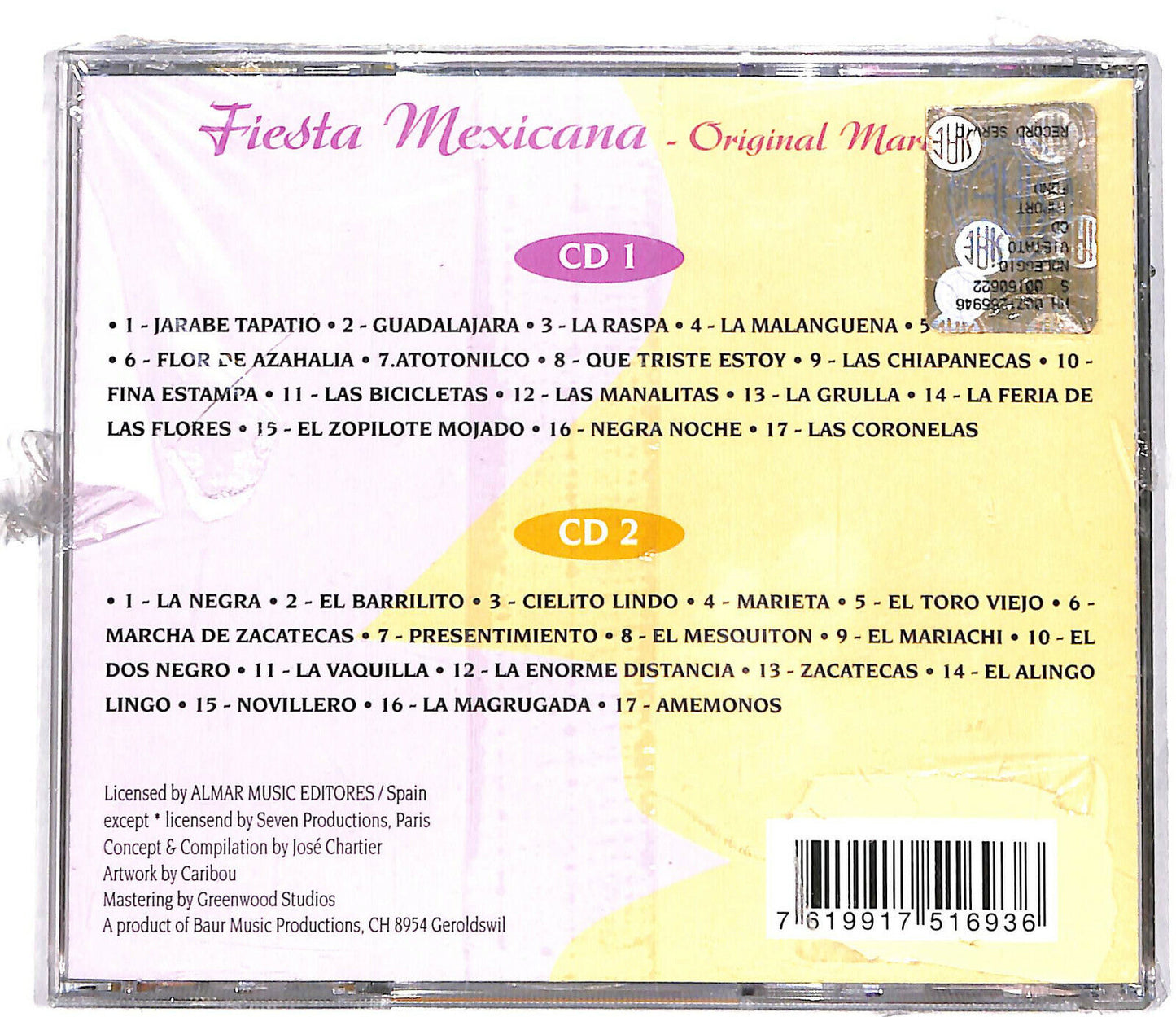 EBOND Fiesta Mexicana - Original Mariachi 2 CD CD034735