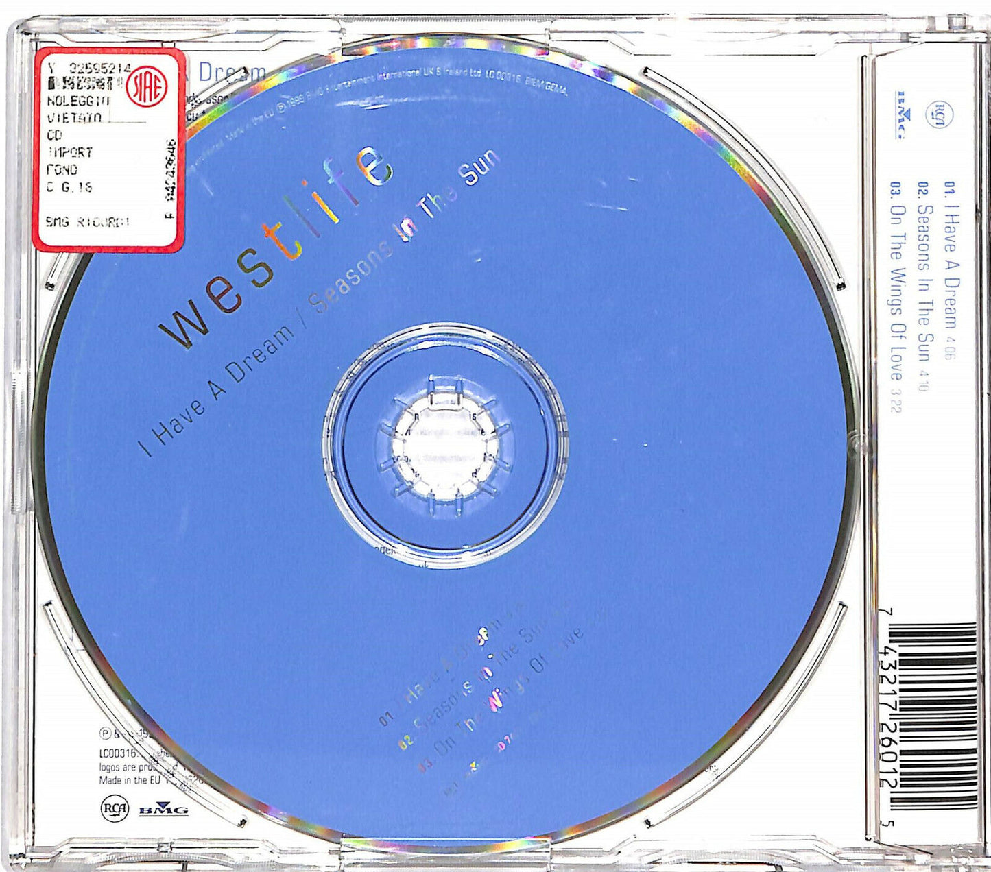 EBOND Westlife - I Have A Dream / Seasons In The Sun CD CD034338