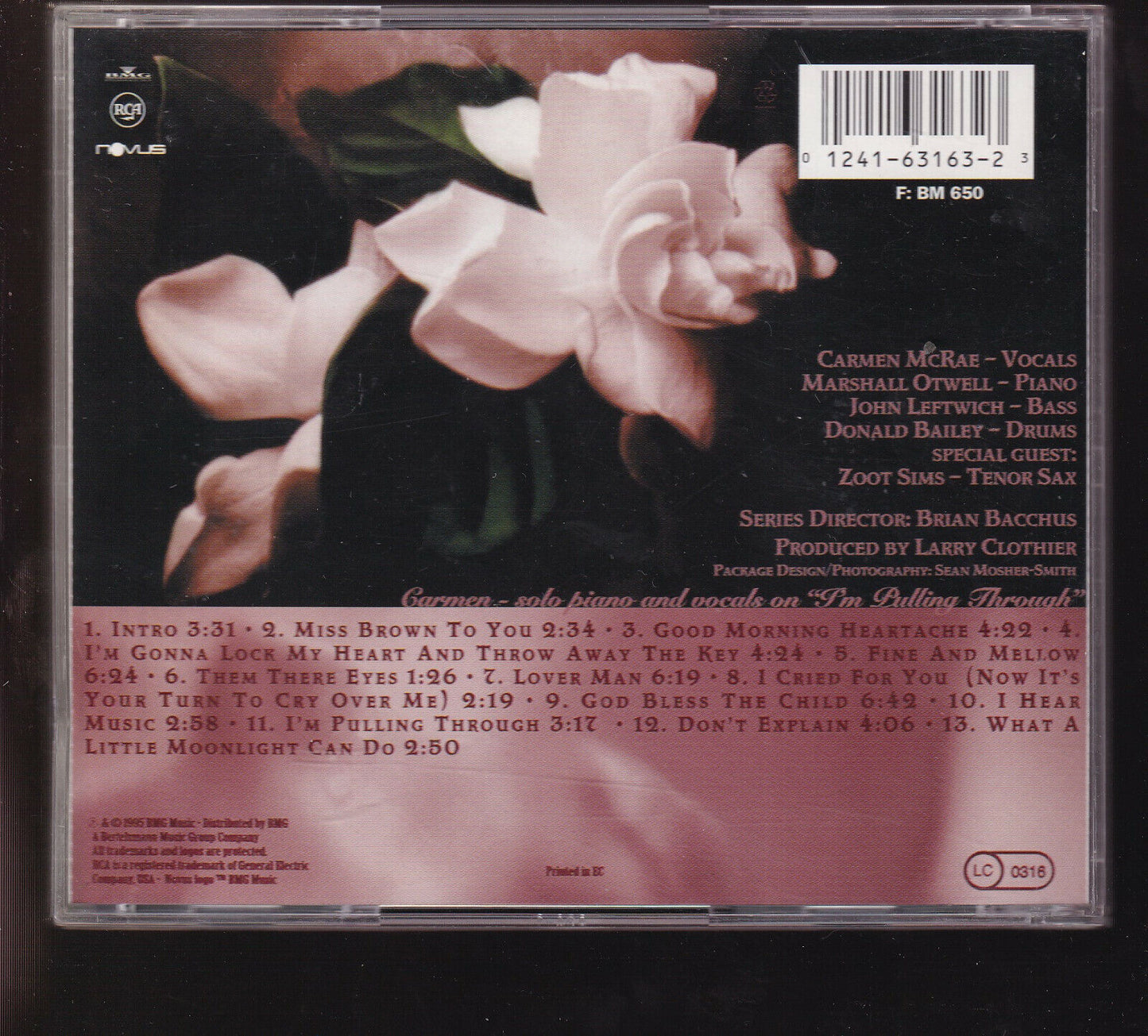 EBOND Carmen Mcrae For Lady Day CD CD026005