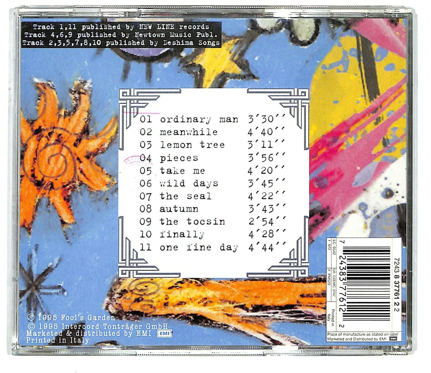 EBOND Fool's Garden ‎- Dish Of The Day CD CD033410