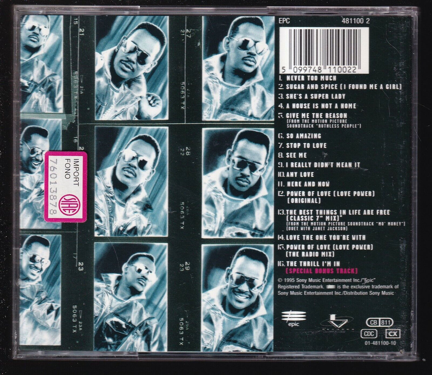 EBOND Luther Vandross - Greatest Hits 1981-1995 CD CD030763