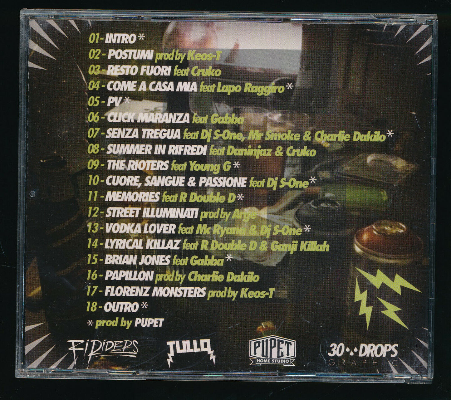 EBOND Tullo Soldja - Postumi-x Tape Volume 2 CD CD031034