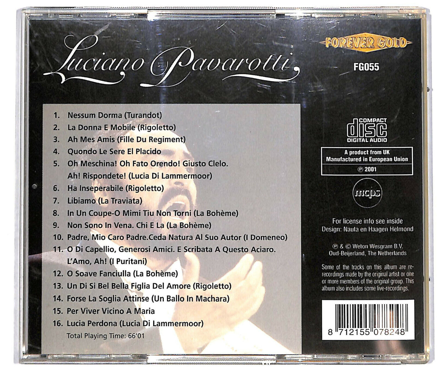 EBOND Luciano Pavarotti - Luciano Pavarotti CD CD034446
