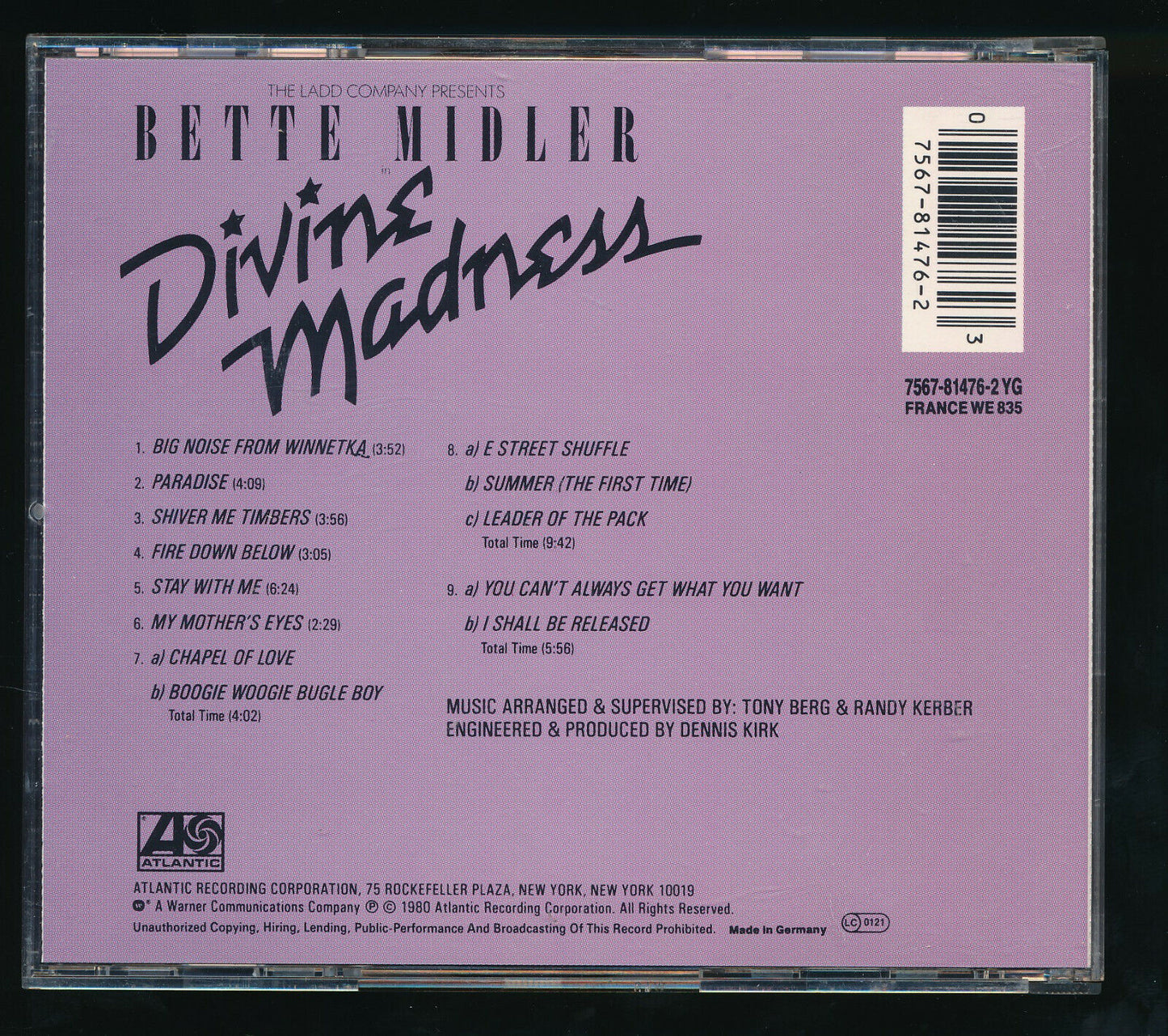 EBOND Bette Midler - Divine Madness CD CD029929