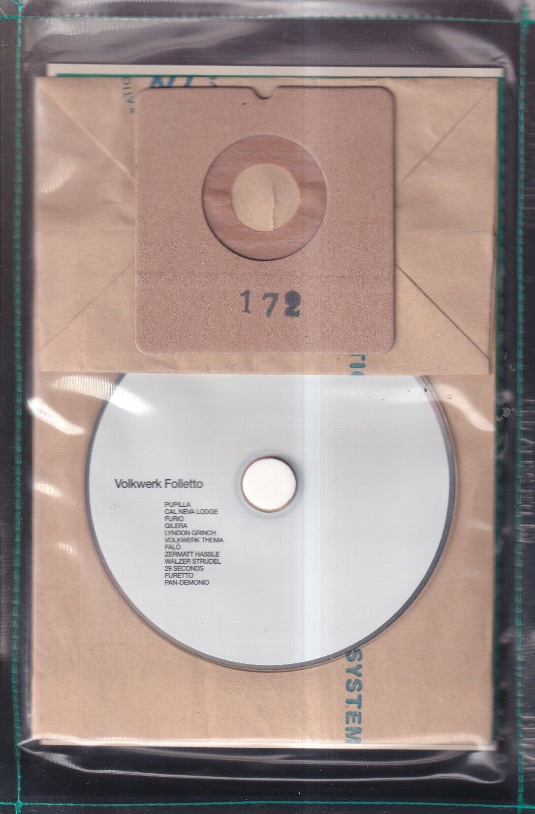 EBOND Varius - Volkwerk Folletto I Disci Del Folletto (sacco 172)5009 CD CDS001266