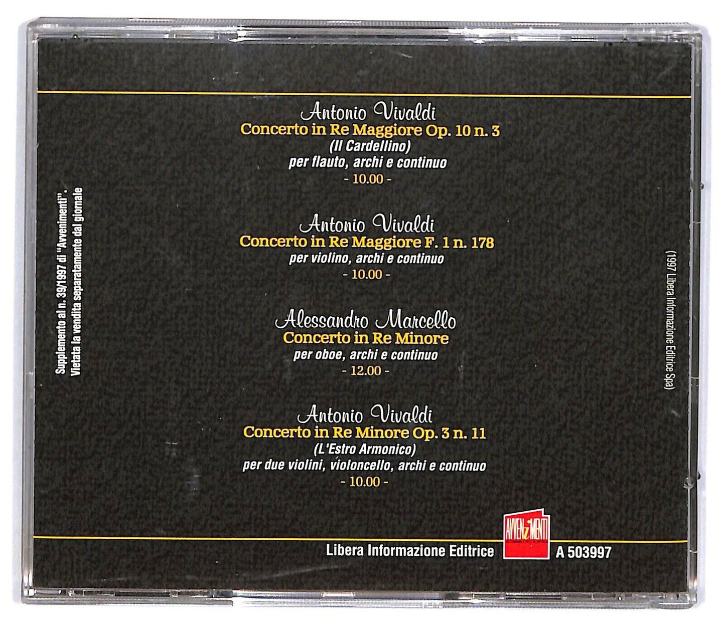 EBOND Vivaldi, Alessandro Marcello - Viaggio Nel Barocco Italiano Ii CD CD033006