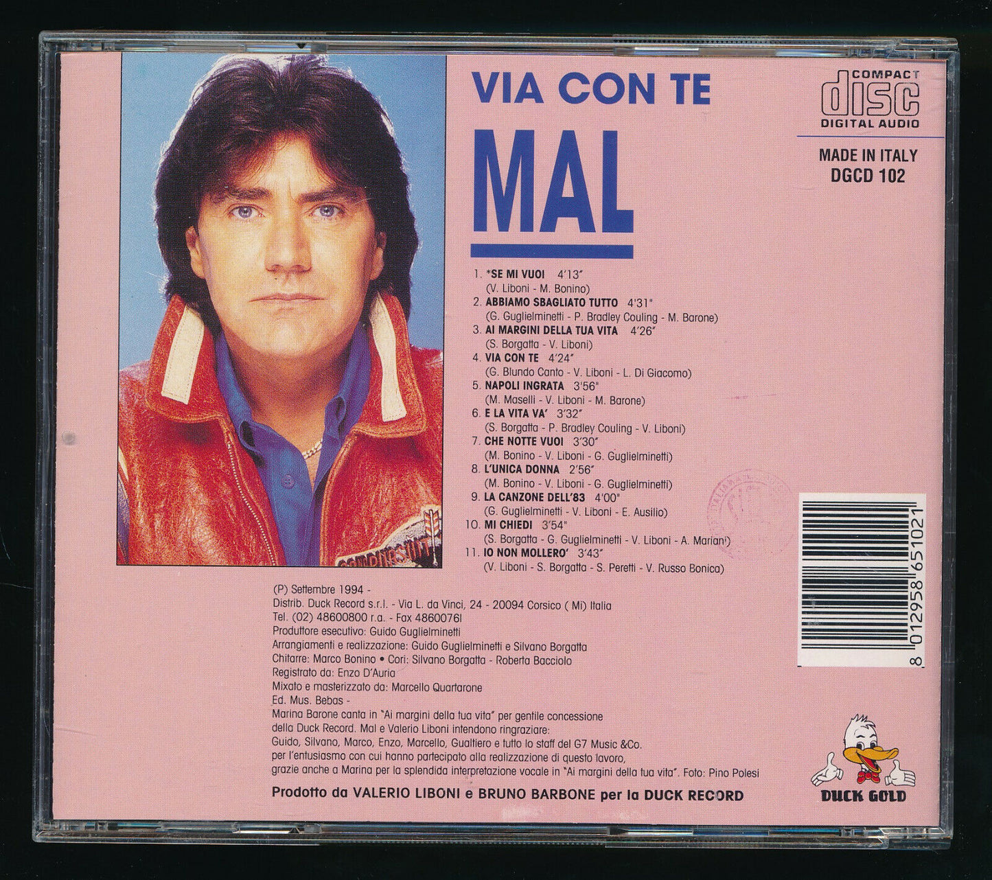 EBOND Mal - Via Con Te CD CD030822