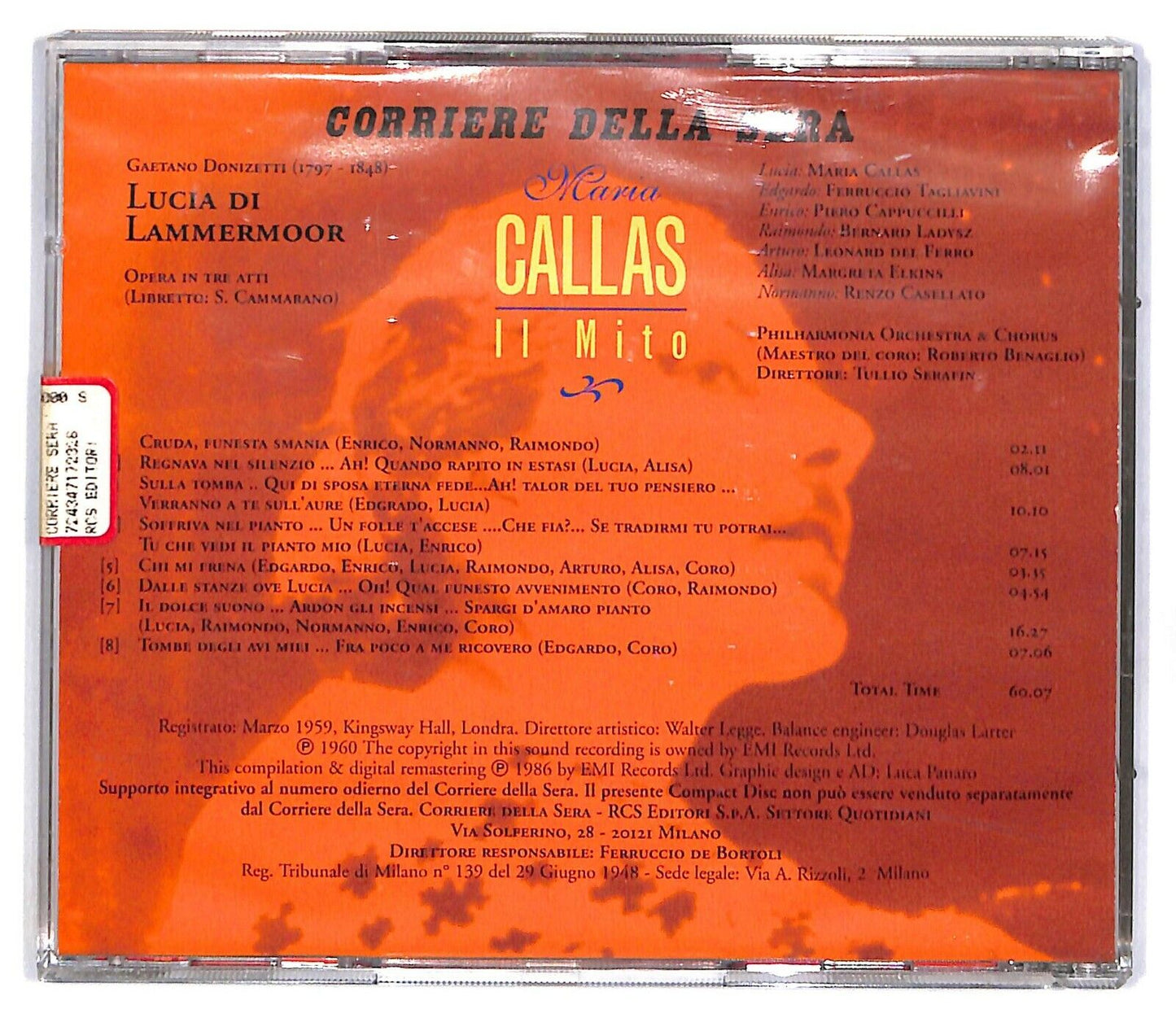 EBOND Maria Callas, Gaetano Donizetti - Lucia Di LammermoEditoriale CD CD032447