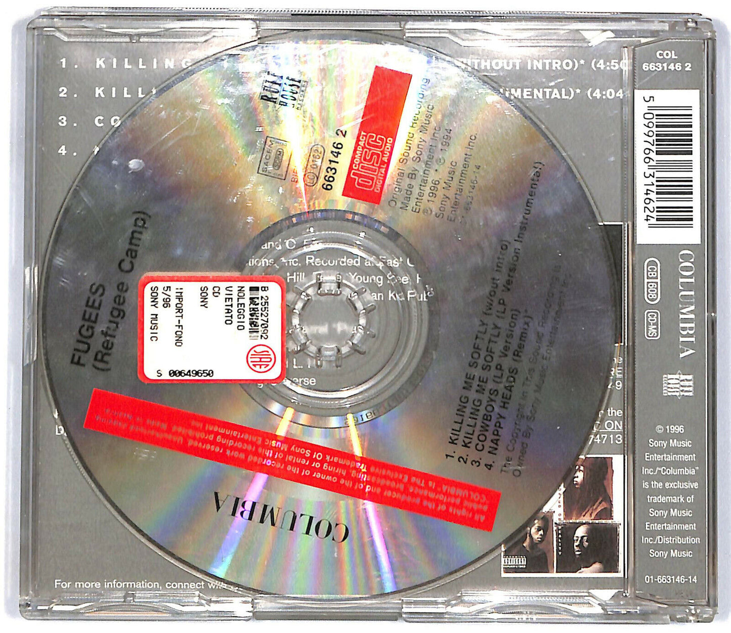 EBOND Fugees - Killing Me Softly CD CD032914