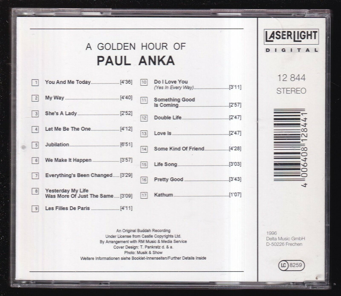 EBOND Paul Anka - A Golden Hour Of CD CD030743