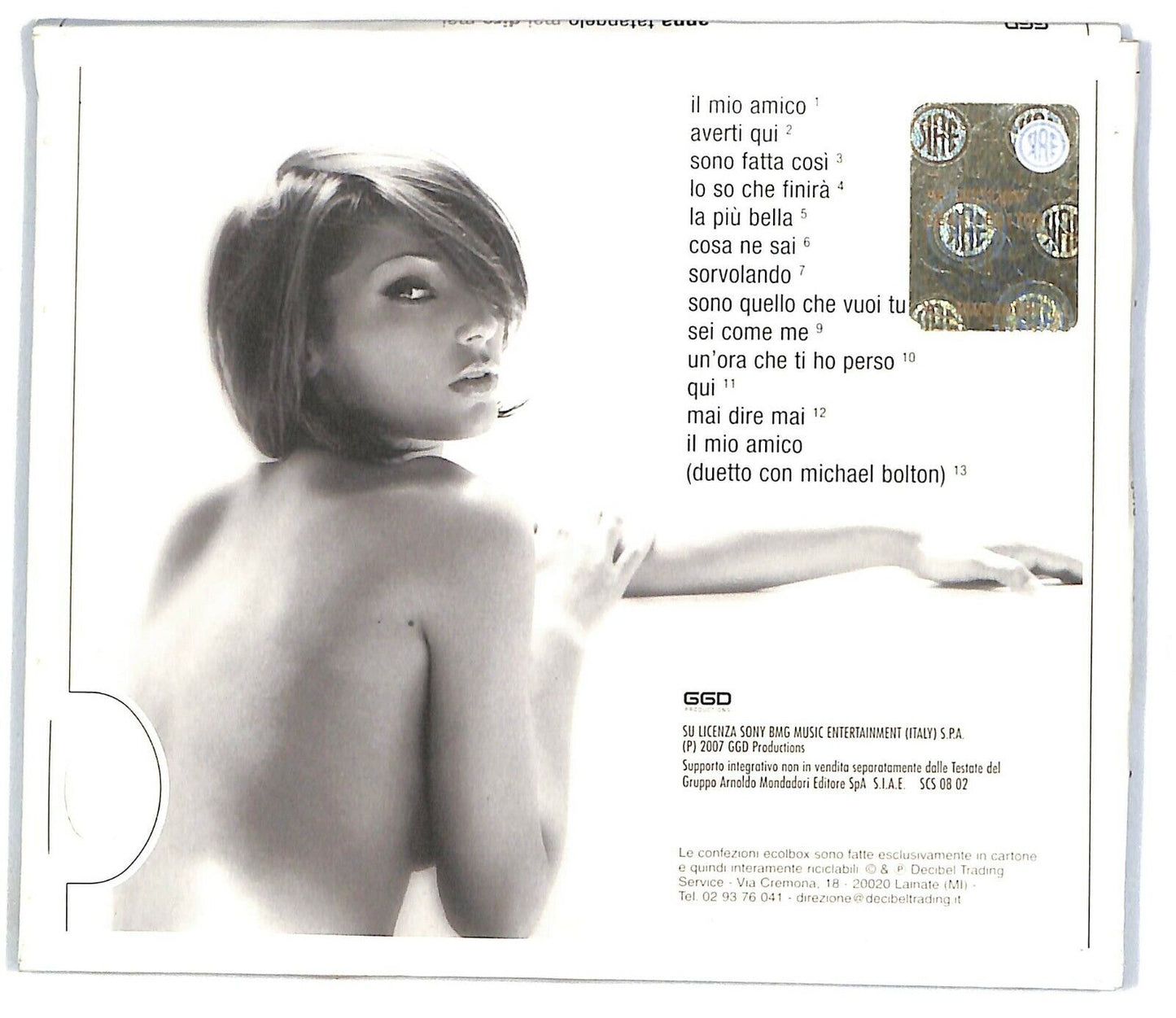 EBOND Anna Tatangelo - Mai Dire MaiEditoriale CD CD032312