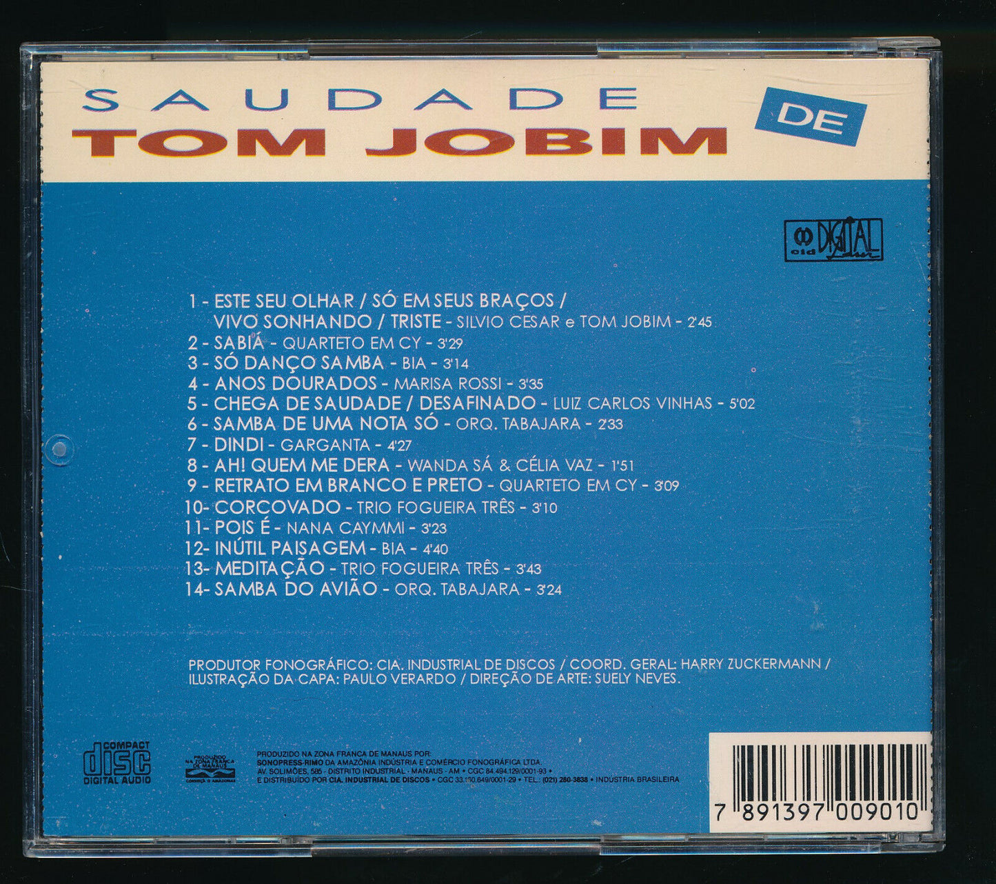 EBOND Saudade De Tom Jobim CD CD031030
