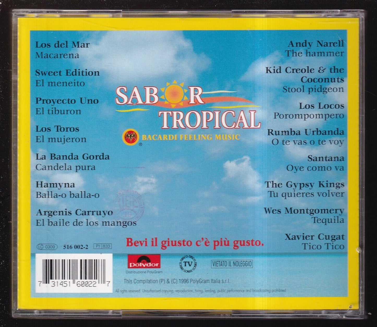 EBOND Varius - Sabor Tropical Bacardi Feeling Music CD CD030507