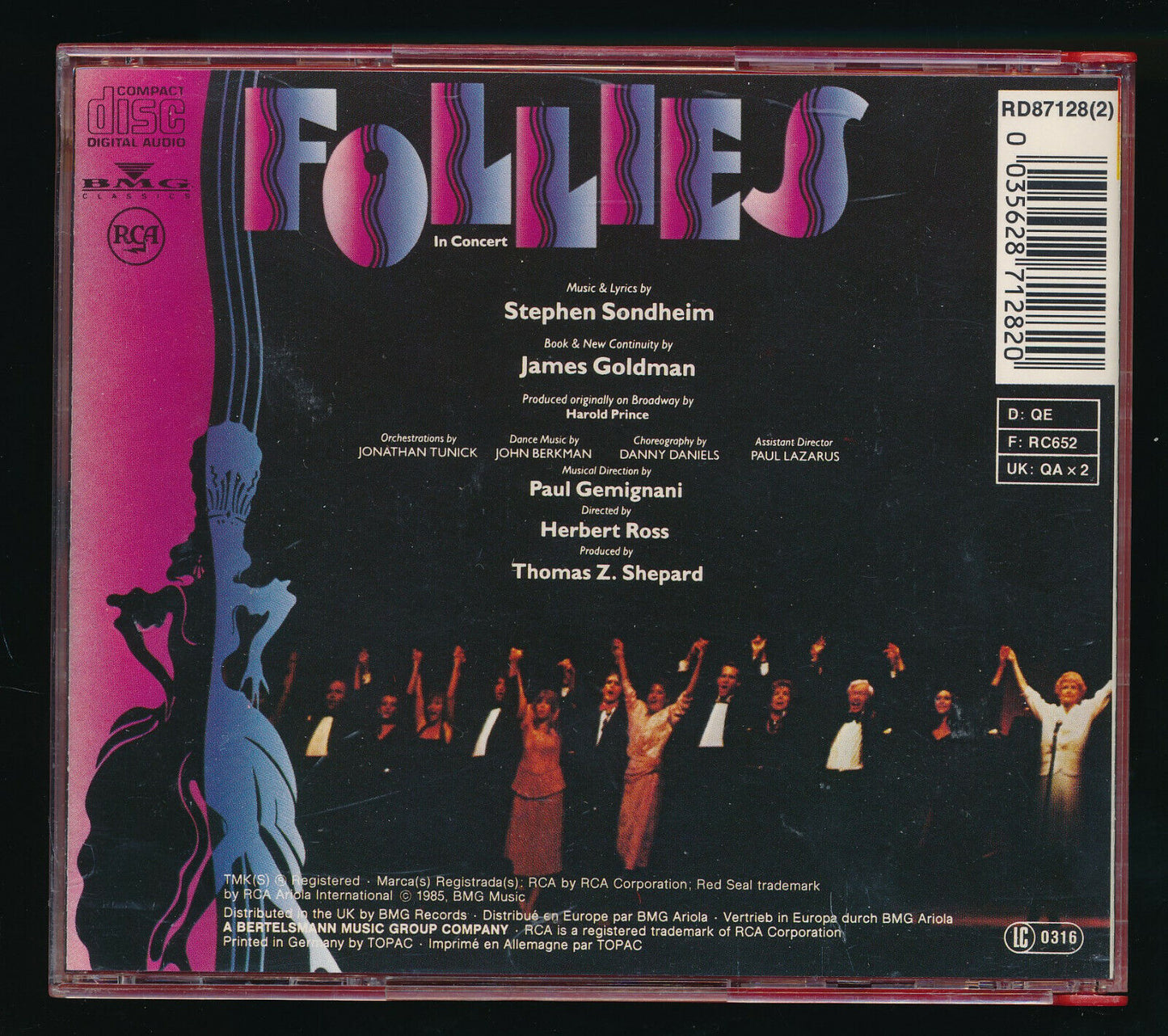 EBOND Stephen Sondheim - Follies In Concert CD CD030257