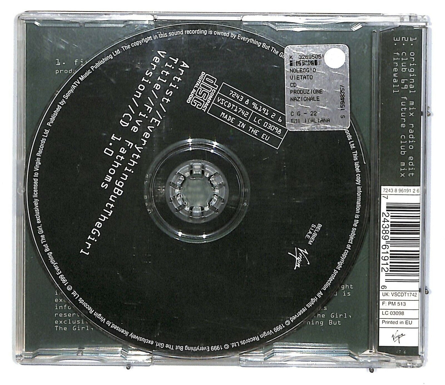 EBOND Everything But The Girl - Five Fathoms CD CD031930
