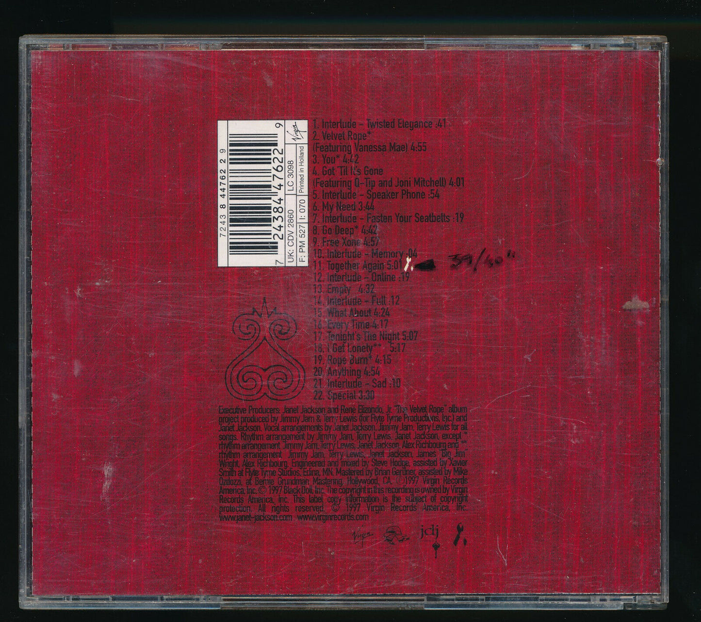 EBOND Janet* - The Velvet Rope CD CD029334