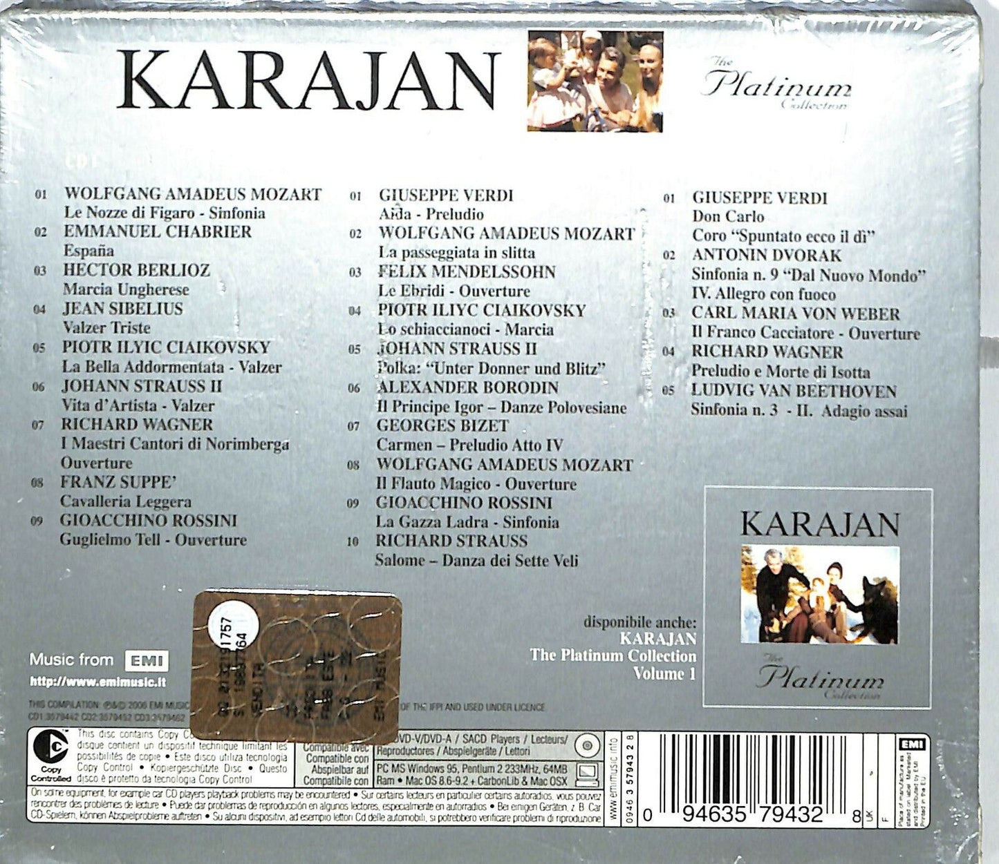 EBOND Herbert Von Karajan - The Platinum Collection 2 CD CD033605