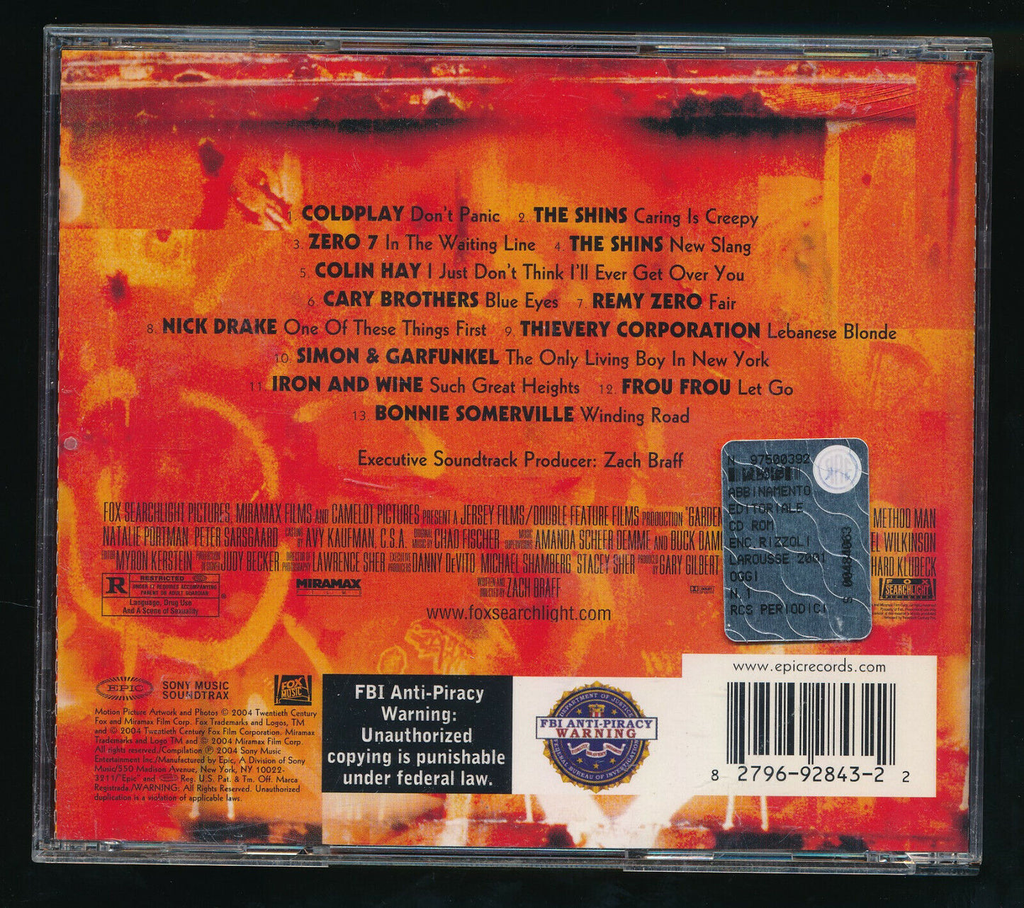EBOND Various - Garden State CD CD029948