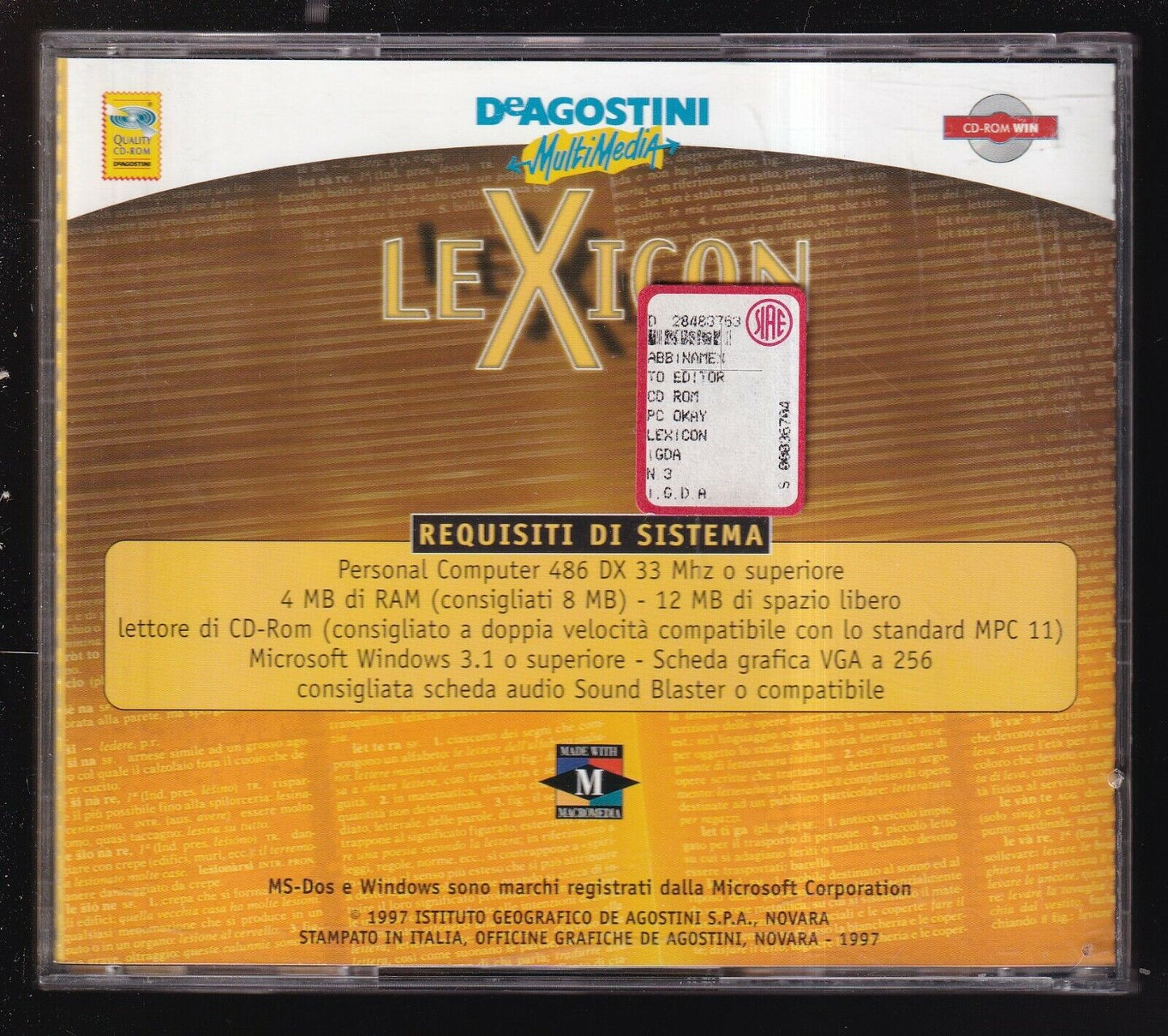 EBOND Lexicon. Dizionario Visuale Gioco Con Le Parole-rom Editoriale CD CD029261