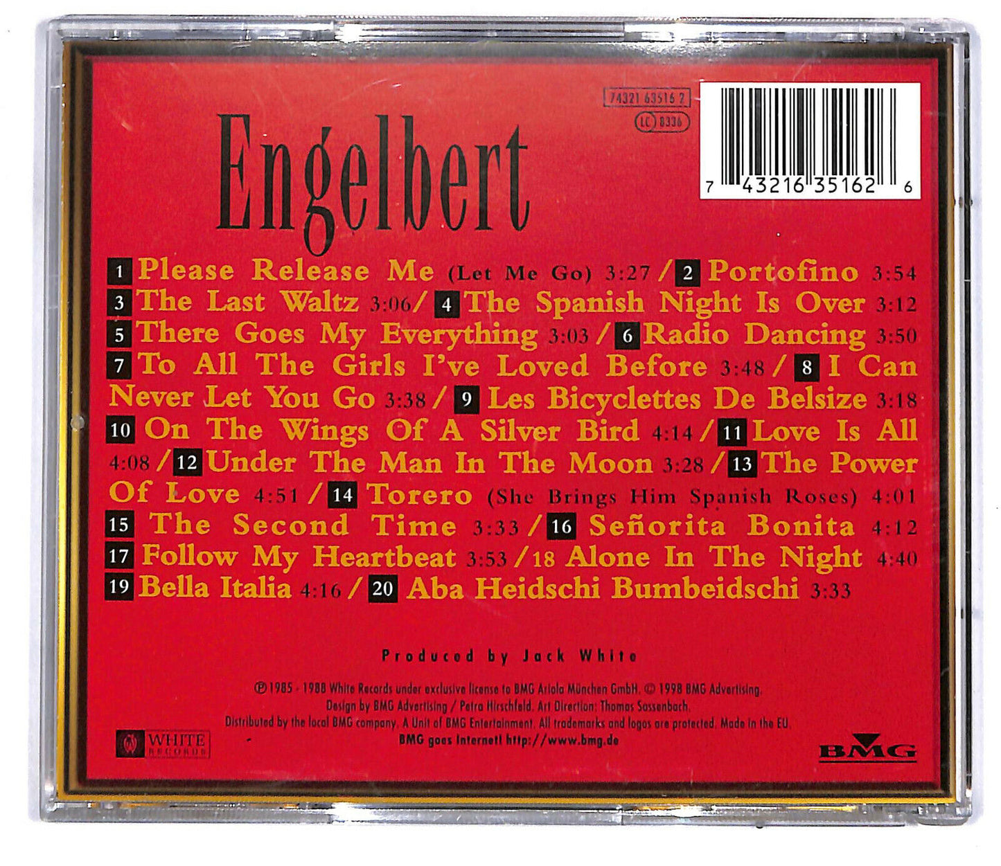 EBOND Engelbert Humperdinck - Gold CD CD032210