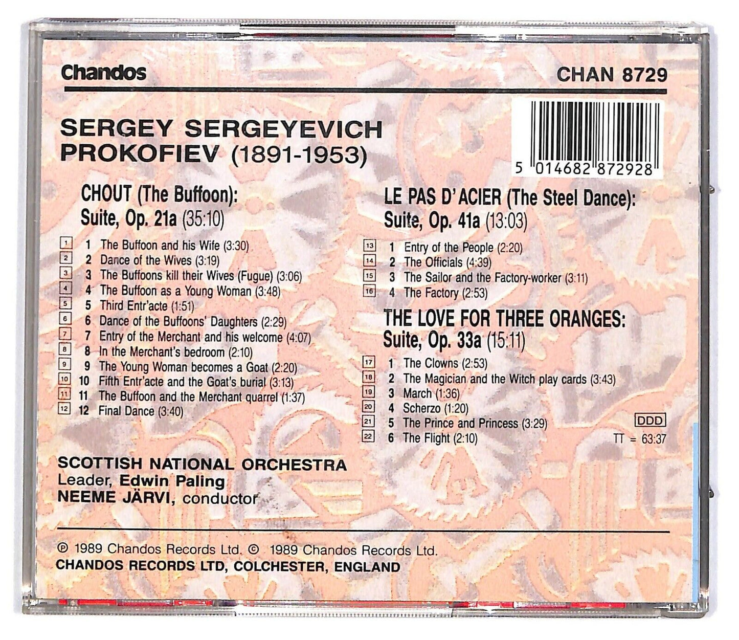 EBOND Prokofiev: Suites - Chot Etc. Sno-jarvi CD CD031503