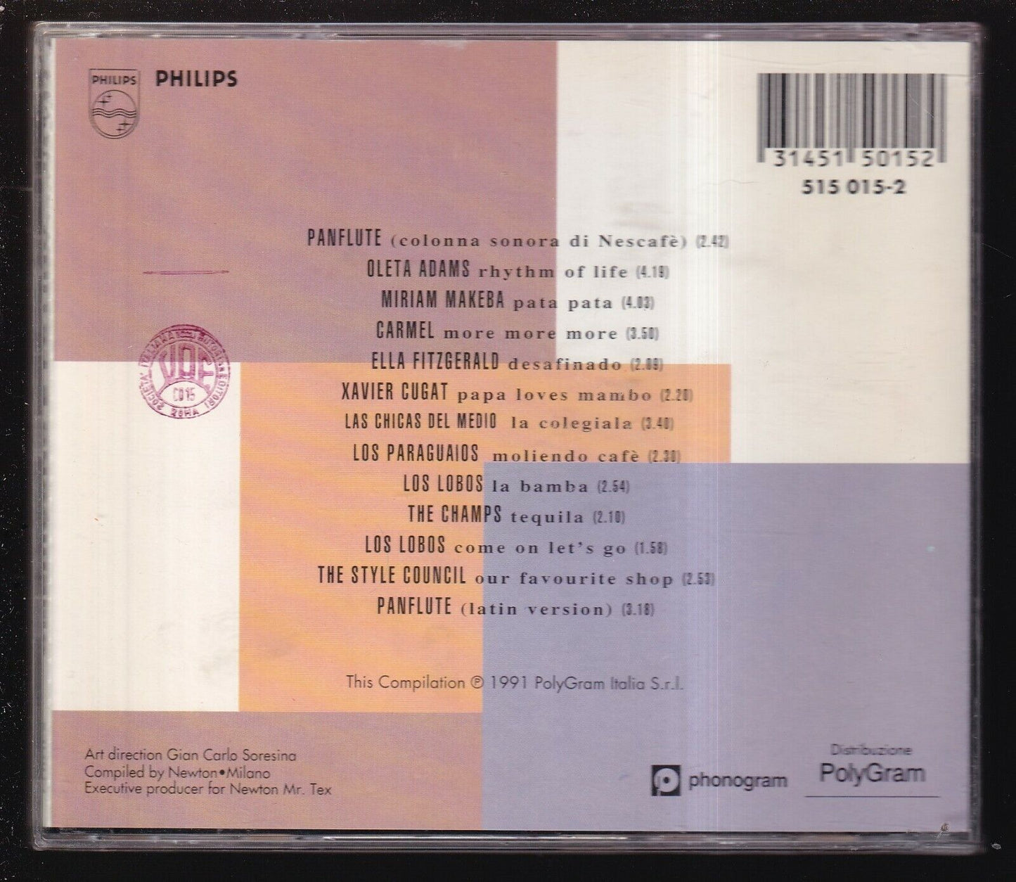 EBOND Various - Americano E Latino (il Ritmo Della Vita) CD CD030358