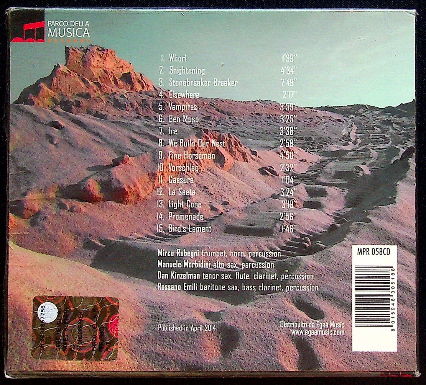 EBOND Dan Kinzelman's Ghost ‎- Stonebreaker CD CD028015