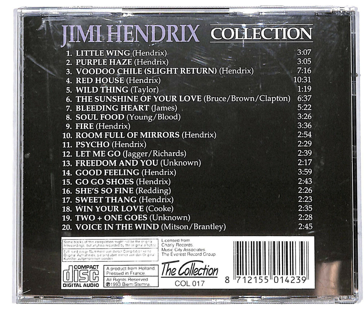 EBOND Jimi Hendrix - Collection CD CD034538