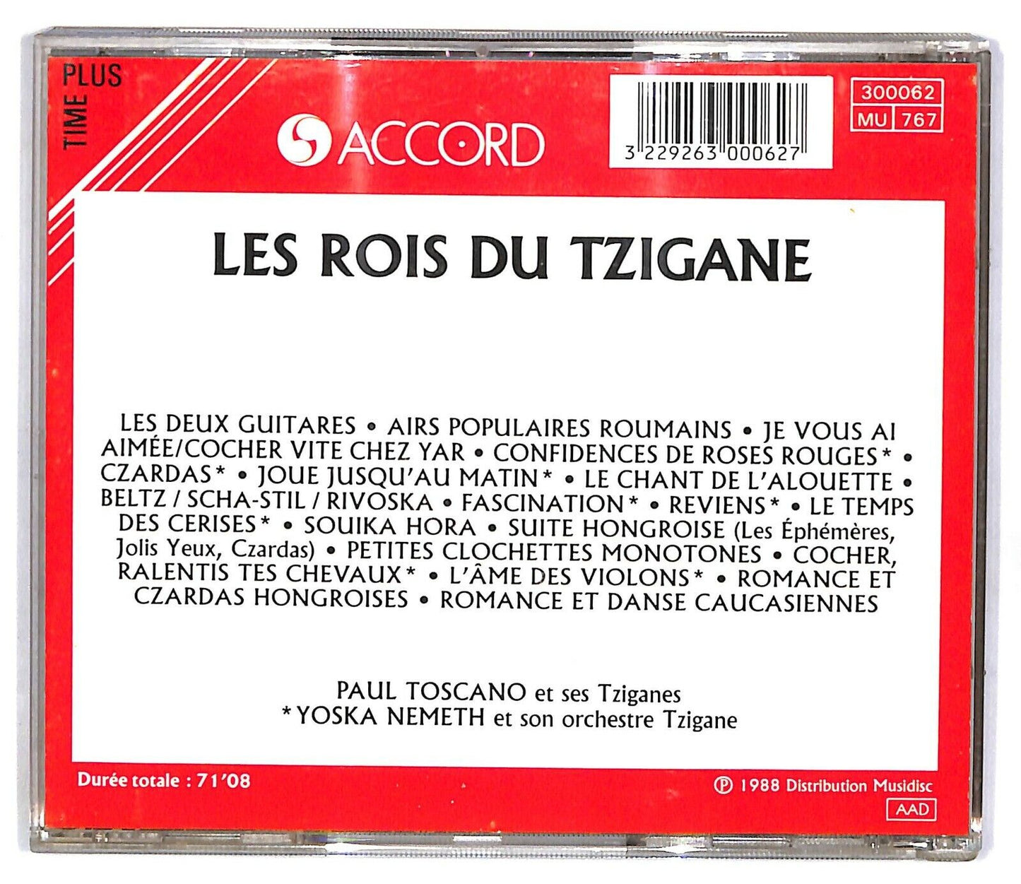 EBOND Yoska Nemeth, Paul Toscano - Les Rois Du Tzigane CD CD032602