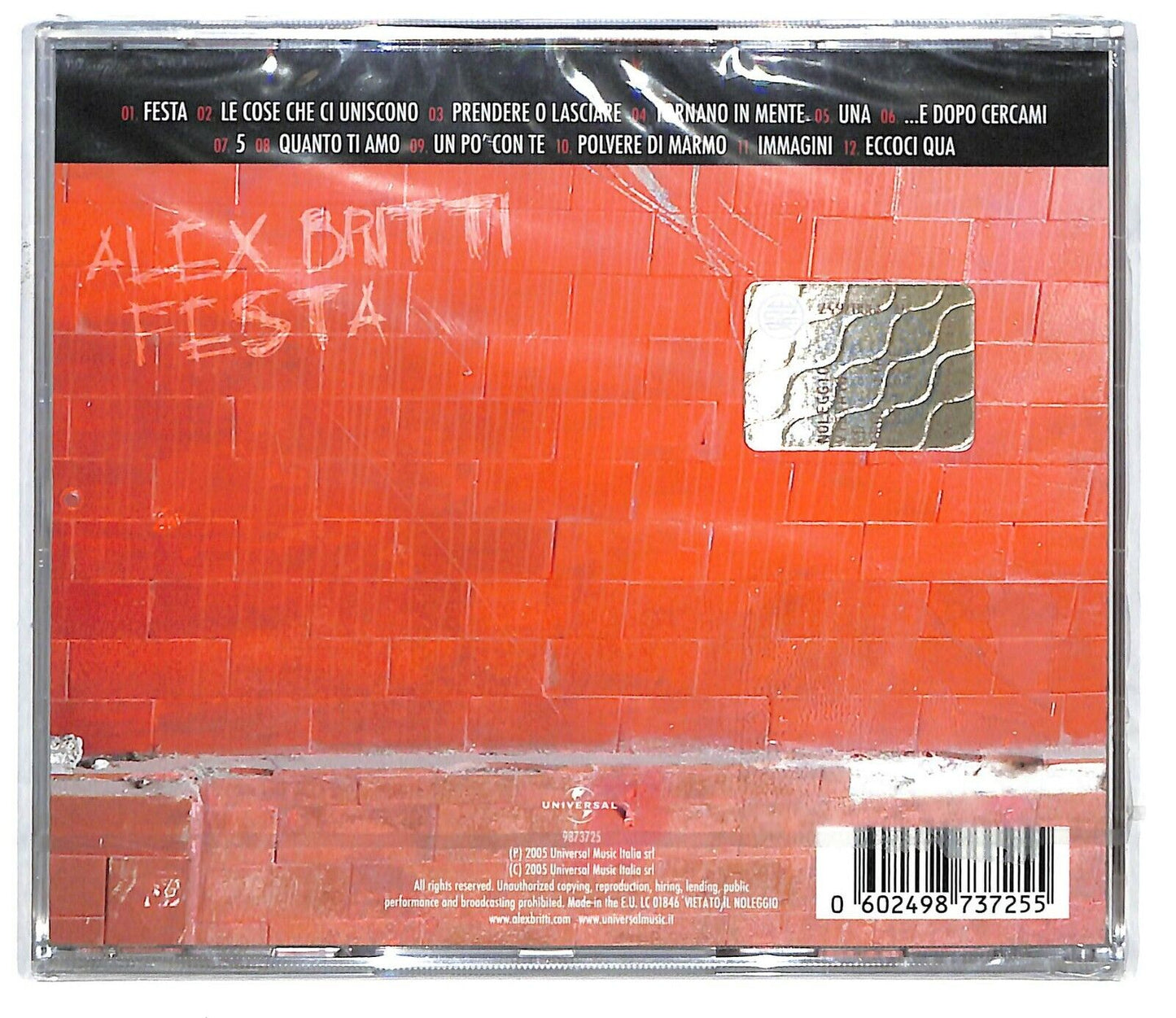 EBOND Alex Britti ‎- Festa CD CD033451