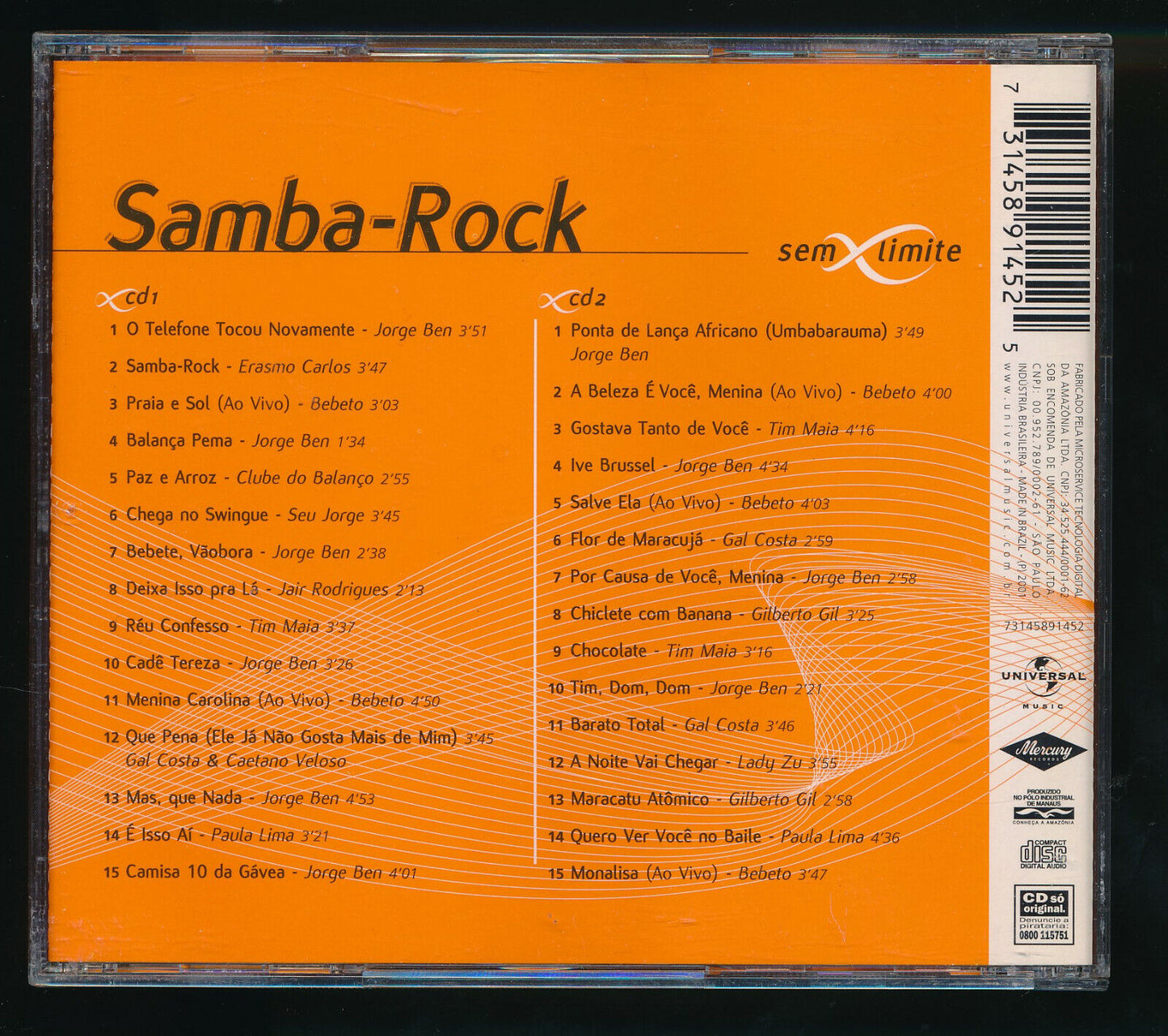 EBOND Various - Sem Limite - Samba-rock CD CD029840