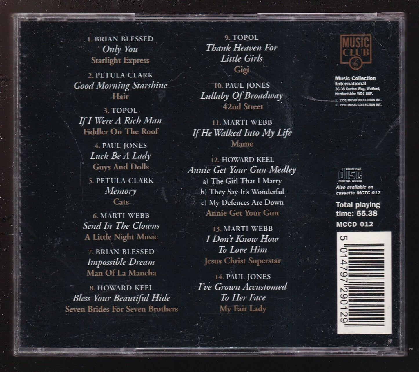 EBOND Marti Webb, Brian Blessed - Magic From The Musicals CD CD029242
