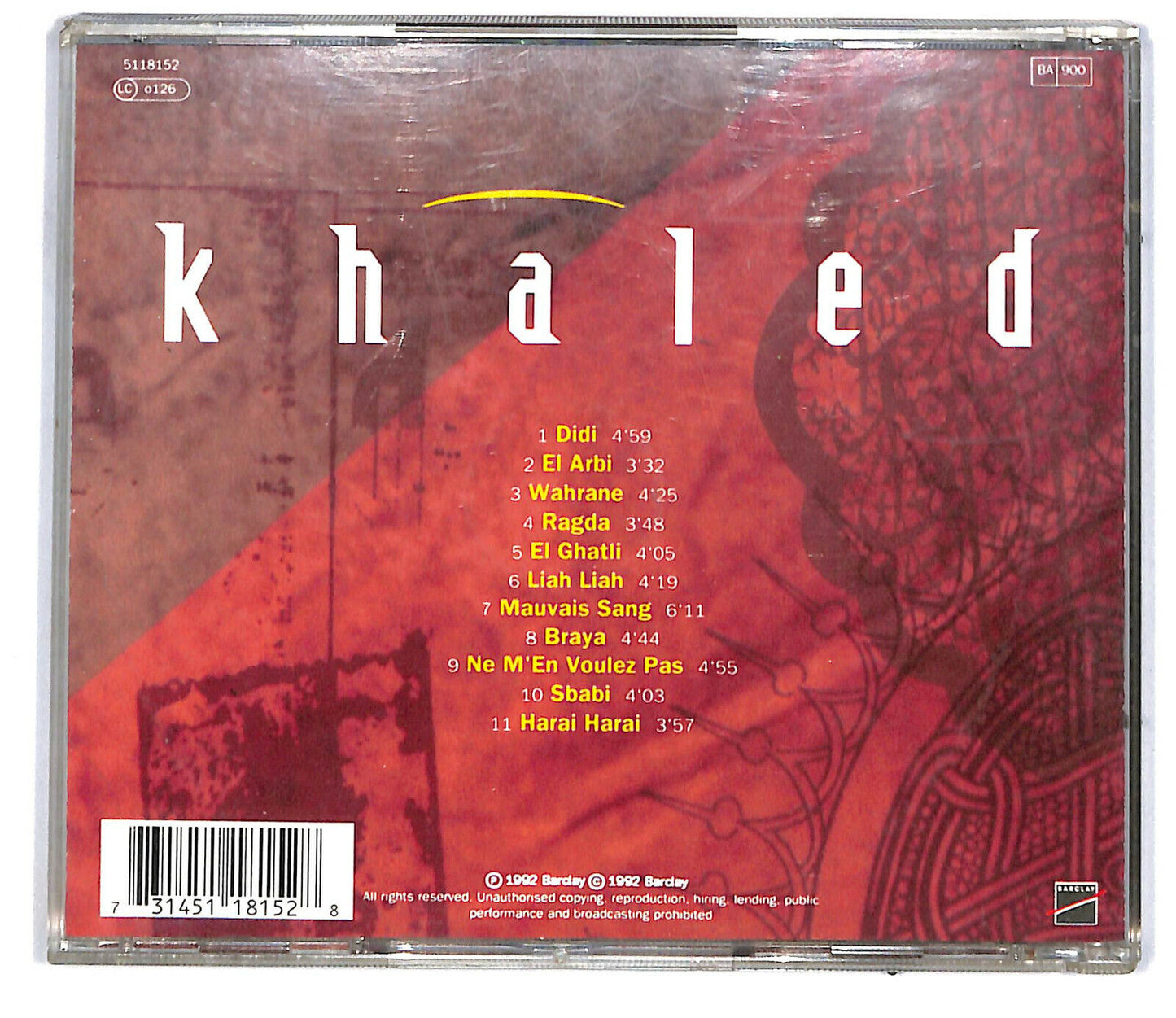 EBOND Khaled - Khaled CD CD032928
