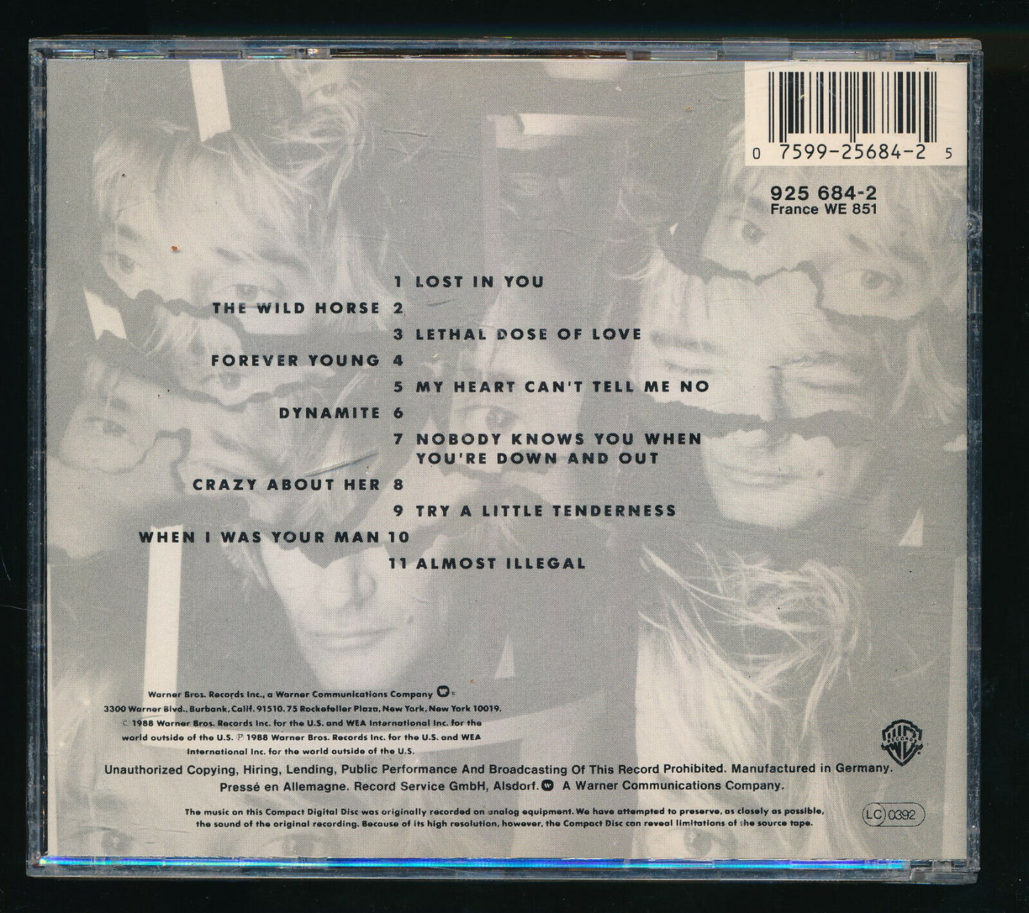 EBOND Rod Stewart - Out Of Order CD CD030605